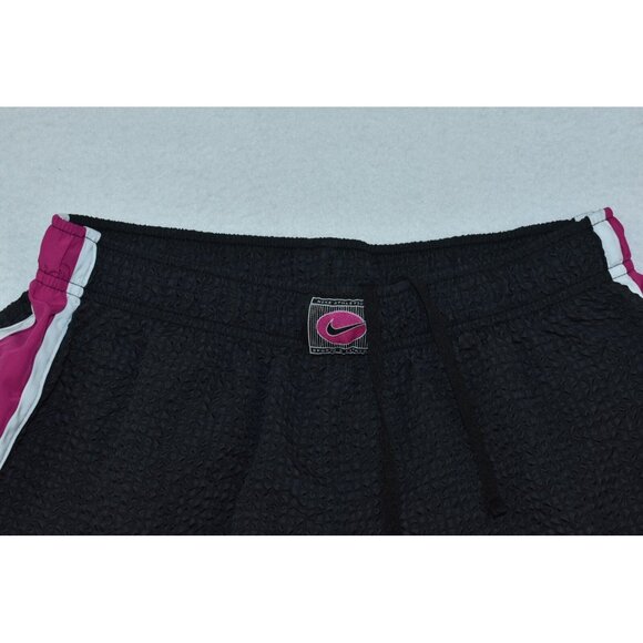 Nike Icon Clash Textured Tempo Women's Shorts Size L Running Black/ Pink Lined - Picture 3 of 13